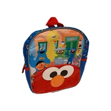 Sesame Street Neighbors 12" Kids Backpack, Blue