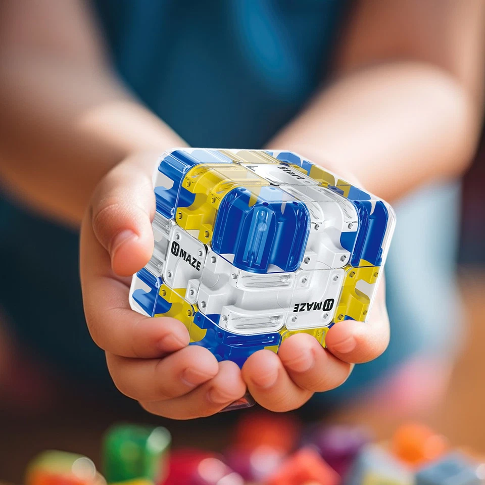 3D Labyrinth Zauberwürfel Zappelspielzeug Kinder Labyrinth Kreatives Puzzle Int - Bild 3 von 4