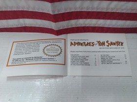 Adventures of Tom Sawyer (Nintendo | NES) Authentic MANUAL ONLY