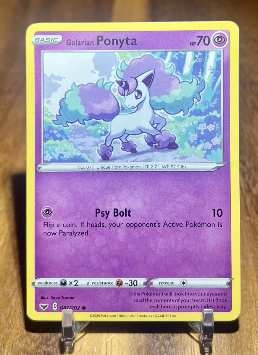 Galarian Ponyta Pokmon TCG Cards for sale | eBay