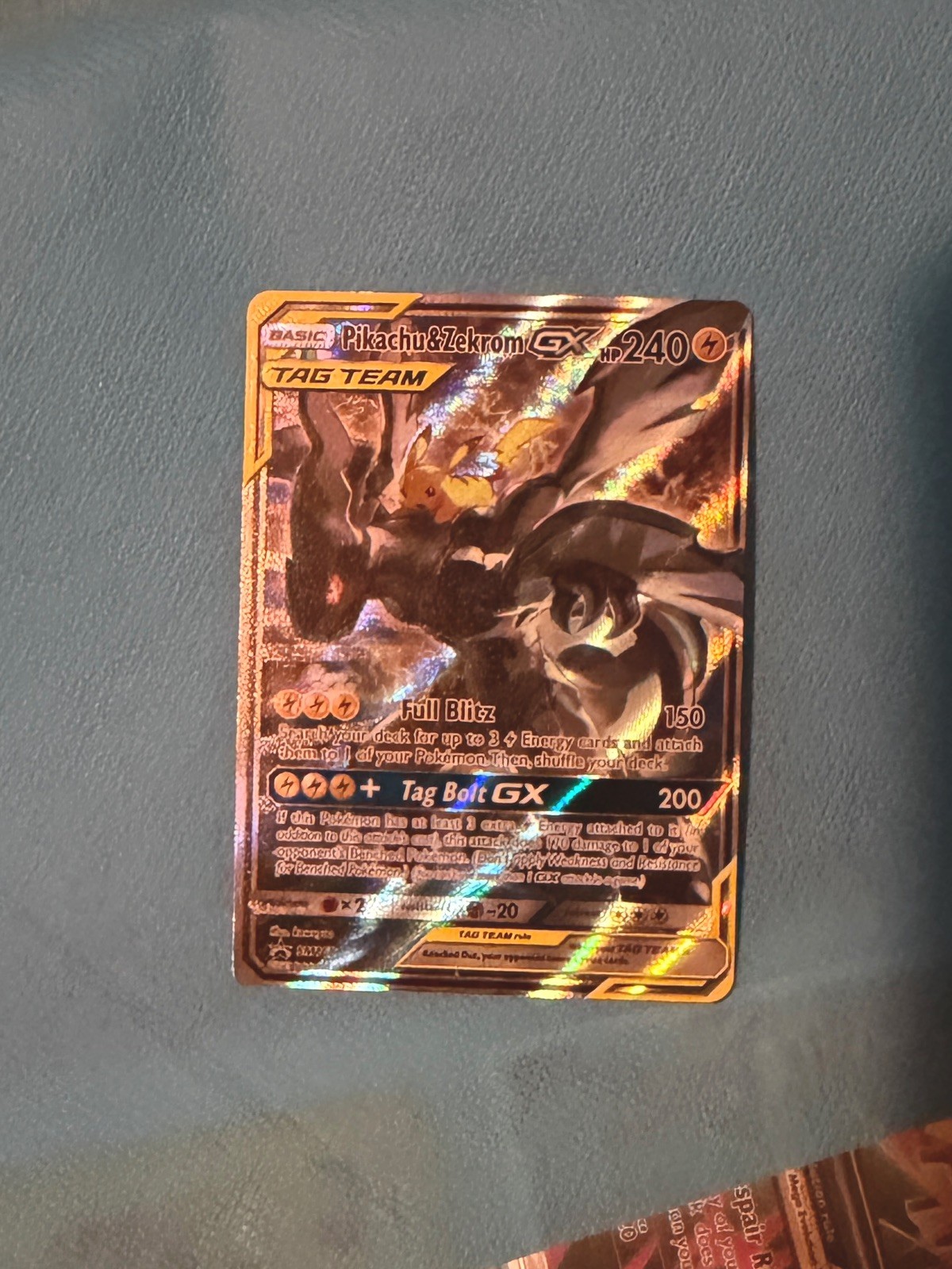 Pikachu & Zekrom GX SM168 - Pokemon Sun and Moon Black Star Promo - NM/M