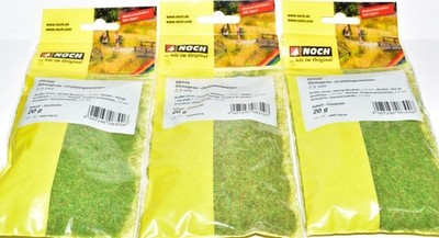 NOCH 08300 08310 Streumaterial Gras / Grasset 3 Beutel NEU & OVP