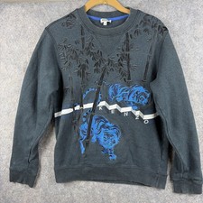 Kenzo Paris Tiger embroidered sweatshirt Men Size XS
