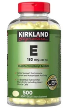 Kirkland Signature Vitamin E 180 mg., 500 Softgels