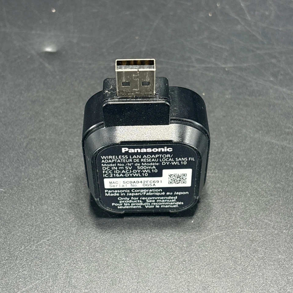 Panasonic DY-WL10 беспроводной LAN USB-адаптер Японии сети WiFi ключ Smart TV - Изображение 3 из 4