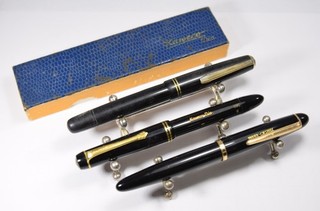 3 uralte FÜLLFEDERHALTER Kaweco Dia 805B Faber Castell 5330F Füller Set vintage