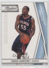 2010 Prestige Rookie Draft Picks Rights Light Blue /999 Jordan Crawford #236 0p6