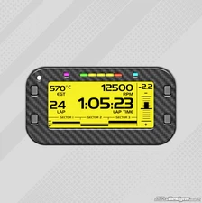 CARBON FIBRE STYLE GEL STICKER FOR MYCHRON 6 - KARTING