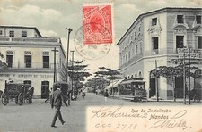 CPA BRESIL / MANAOS / RUA DA INSTALLACAO / rare