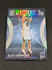 2023-24 Panini Donruss Optic Basketball Klay Thompson Raining 3s Holo Prizm #7