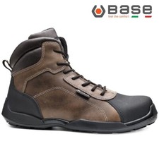 BASE Brown Safety Boots Work LIGHTWEIGHT Metal Free 200 Joule Toe Cap Shoe B0610