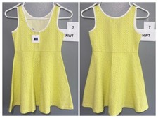 Janie and Jack Summer Geo Jacquard Dress Girls Size 7