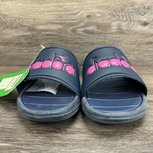 Sandali Diadora Serifos Plus Slides unisex blu navy rosa taglia 4 uomo donna 6 - Foto 3 di 10