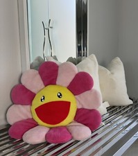 Authentic Takashi Murakami Pink  White Flower Cushion Pillow plush 60cm