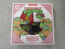 MIB 2023 TEENAGE MUTANT NINJA TURTLES CREW SOCK GIFTSET SHOE SIZE 6-12 4 PAIRS