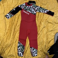 Kids Boy Girl 2.5mm Neoprene Full Body Diving Suit Children Surf Scuba Wetsuits