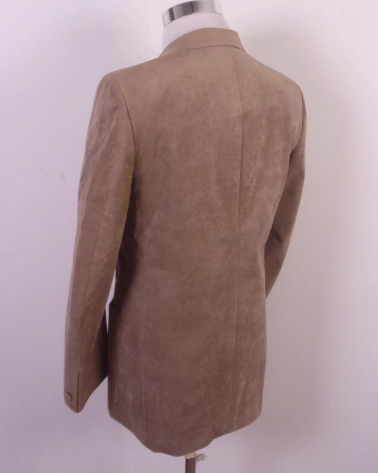 Blazer Abrigo Deportivo Vintage Años 70 LeBaron Usado en Excelente Condición Skinner Ultra Gamuza Cuero Sintético 40 R Foto 3 de 4