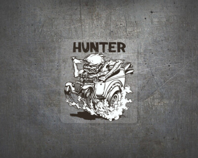 Hunter original Ed Roth Aufkleber - NOS Oldschool  Hot Rod V8 Drag Surf Sticker