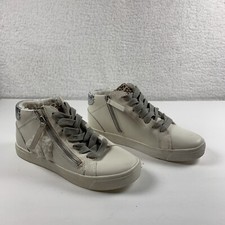DOLCE VITA ZONYA WHITE ANKLE SNEAKERS SIZE 6 NWOB 7314