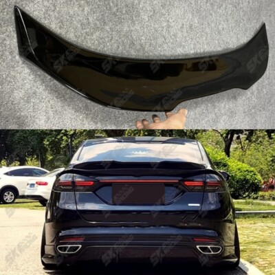 Carbon Fiber/Gloss PSM Style Rear Trunk Spoiler Wing Fits For Ford Fusion Mondeo