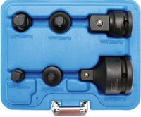 "Bgs Adapter ReduzierstüCk Nuss Schlagschrauber Satz 6 Tlg. 1/2\" 3/8\" 1/4\" 3/4\""