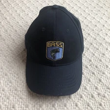 B.A.S.S. Bass Anglers Sportsman Society Fishing Hat blue Embroidered