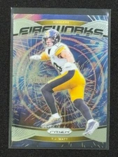 T.J. Watt 2024 Panini Prizm - Fireworks Insert #16 STEELERS