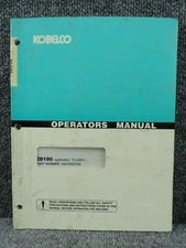 OEM Factory Kobelco ED180  Excavator Operators Manual 2421R381D26