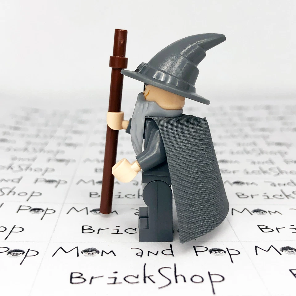 LEGO Властелин колец Гэндальф серый с посохом и плащ из набора размеров - Изображение 4 из 4