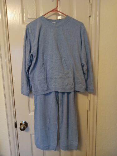 🌸🌸Ultra Women’s Blue Soft Pajama Set Size Medium - Picture 2 of 8