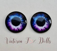 Blythe Doll Blue Eyechips Realistic Eye Chips 14mm Custom Furby Ooak Blythe BJD