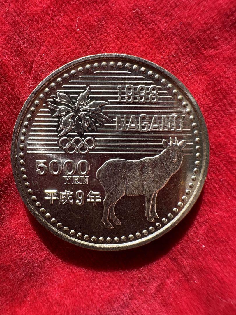 1998 Nagano Olympics 5,000 yen commemorative coin | eBay