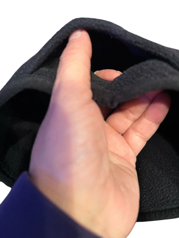 Nike Therma-fit cola de caballo lazo gorro corredor sombrero negro polar Foto 3 de 3