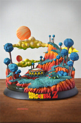 【激レア】WHITE HOLE STUDIO カカロット&保育カプセル&軍医 Dragon Ball White Hole Studio Super Cell Resin Statue - Kaioland