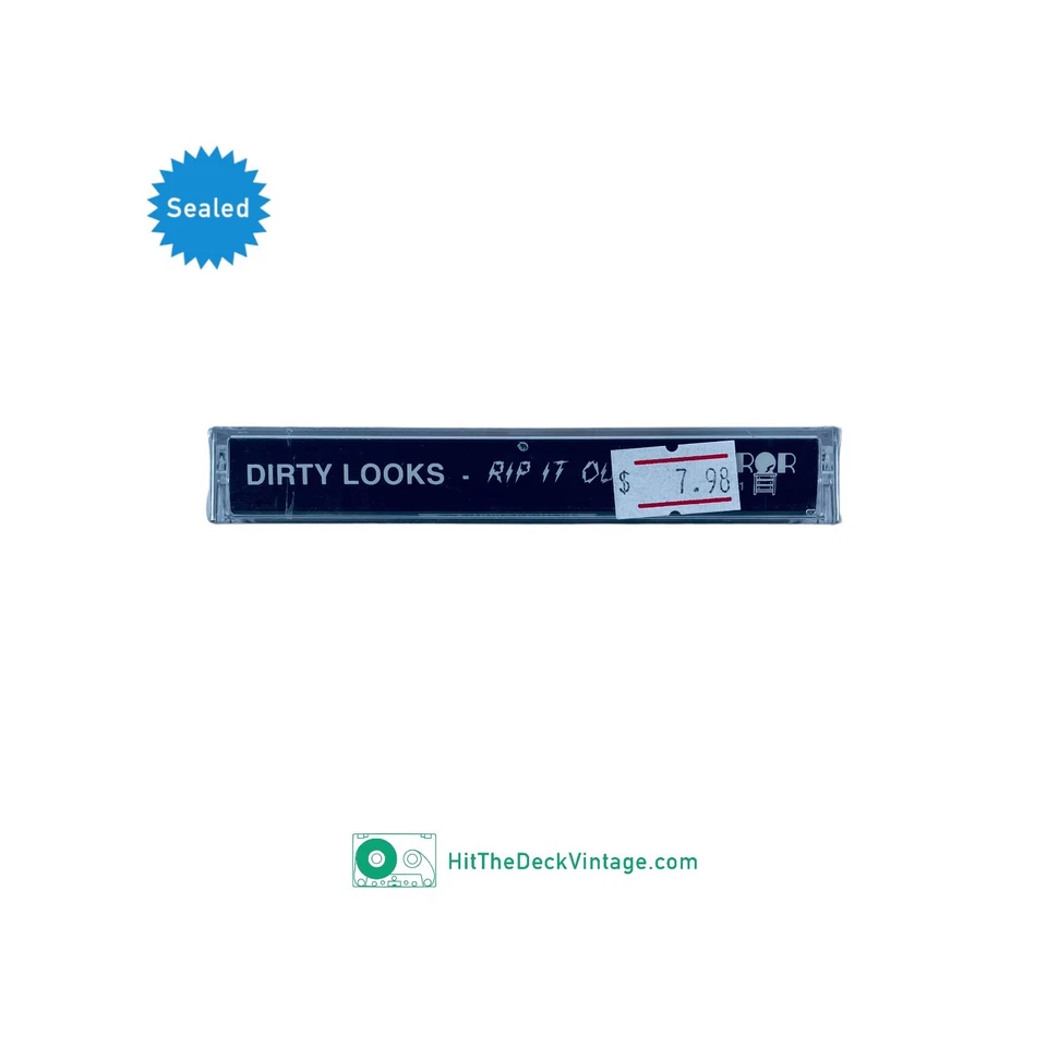 Dirty Looks - Rip It Out Cassette Tape (1996) US 1st Hard Rock SEALED - Image 3 of 3