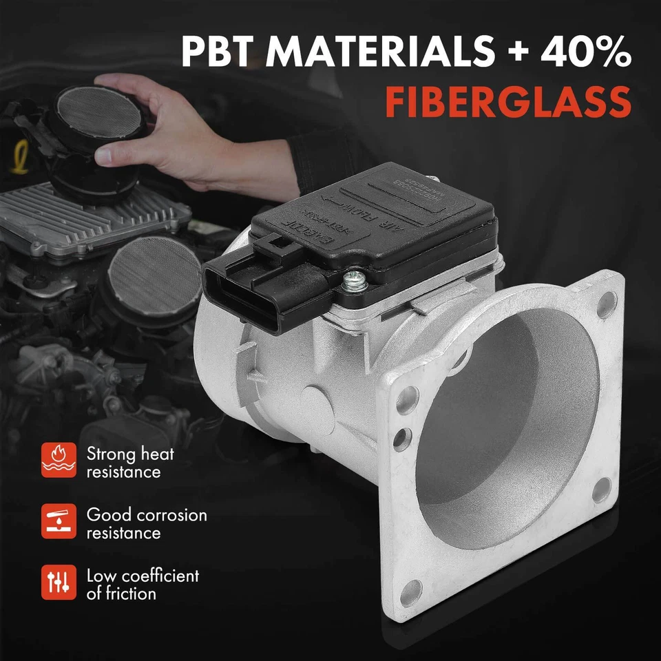 Sensor de flujo de masa de aire MAF para Ford Sable Ranger Escort Mazda B2500 Mercury Tracer Foto 3 de 4