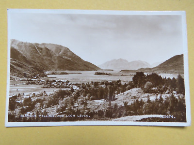 Vintage 1957 Glencoe und Loch Leven Echtfoto Postkarte