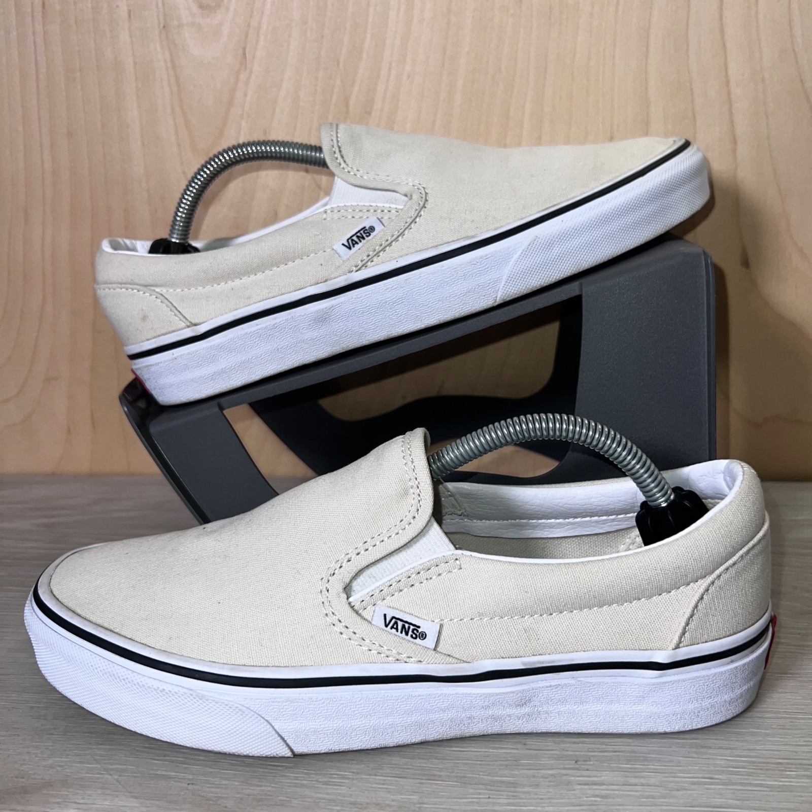 vans authentic birch white