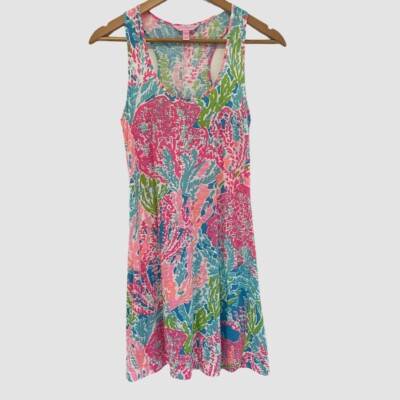 lilly pulitzer cotton tank dress Lilly Pulitzer Collins Tank Knee Length Dress