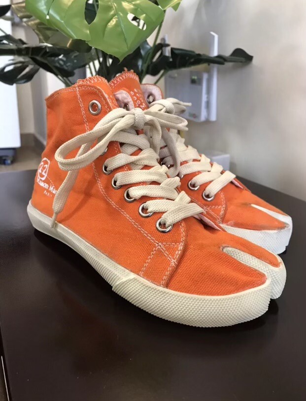 Maison Margiela Tabi Split Toe Canvas Sneakers EU 36 || US 5.5 | eBay
