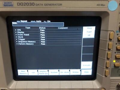 Sony Tektronix DG2030 Data Pattern Generator, 400 Mbps, 4/8 Sony Tektronix DG2030 Data Pattern Generator, 400 Mbps, 4/8