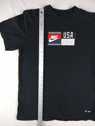 Camiseta Negra Nike Team EE. UU. Especificaciones de Fútbol (Hombres Talla M Mediana) Olímpica - Imagen 4 de 8