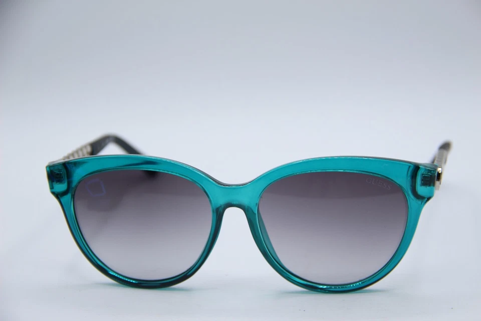 NOVO PALPITE GF 6004 92B CRISTAL AZUL-PETRÓLEO DEGRADÊ AUTÊNTICO ÓCULOS DE SOL DESIGNER 56-17! - Imagem 2 de 4