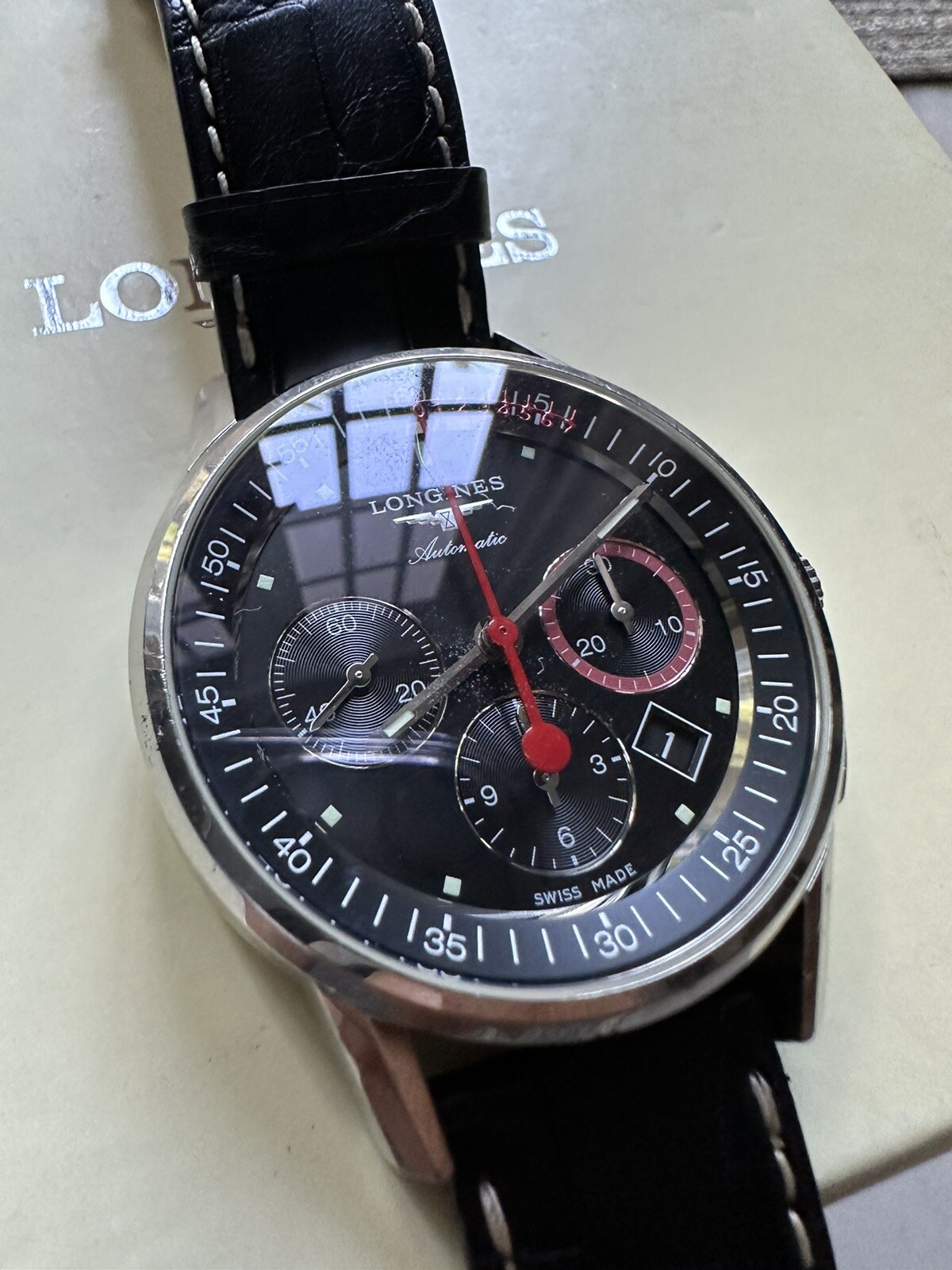 Longines Column Wheel Chronograph Automatic Watch… - image 4