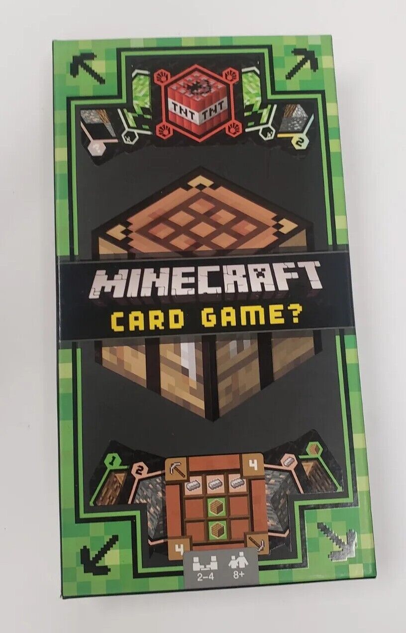 Minecraft Card Game Race Your Friends to Craft Valuable Tools Ages 8+