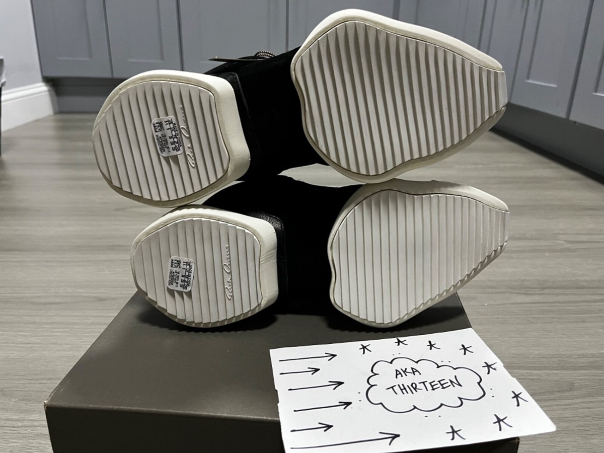 Adidas x Rick Owens RO Runner Black White US 5.5 S74570 Geobasket