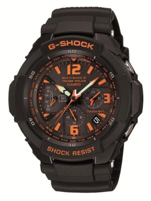 Casio Herren GW-3000B-1AJF G-SHOCK SKY COCKPIT Robuste Solar Funksteuerung