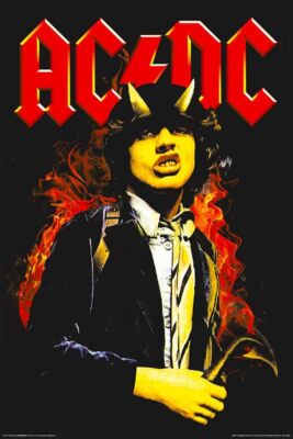AC/DC - BLACKLIGHT POSTER - 24X36 - MUSIC BAND 840 | eBay