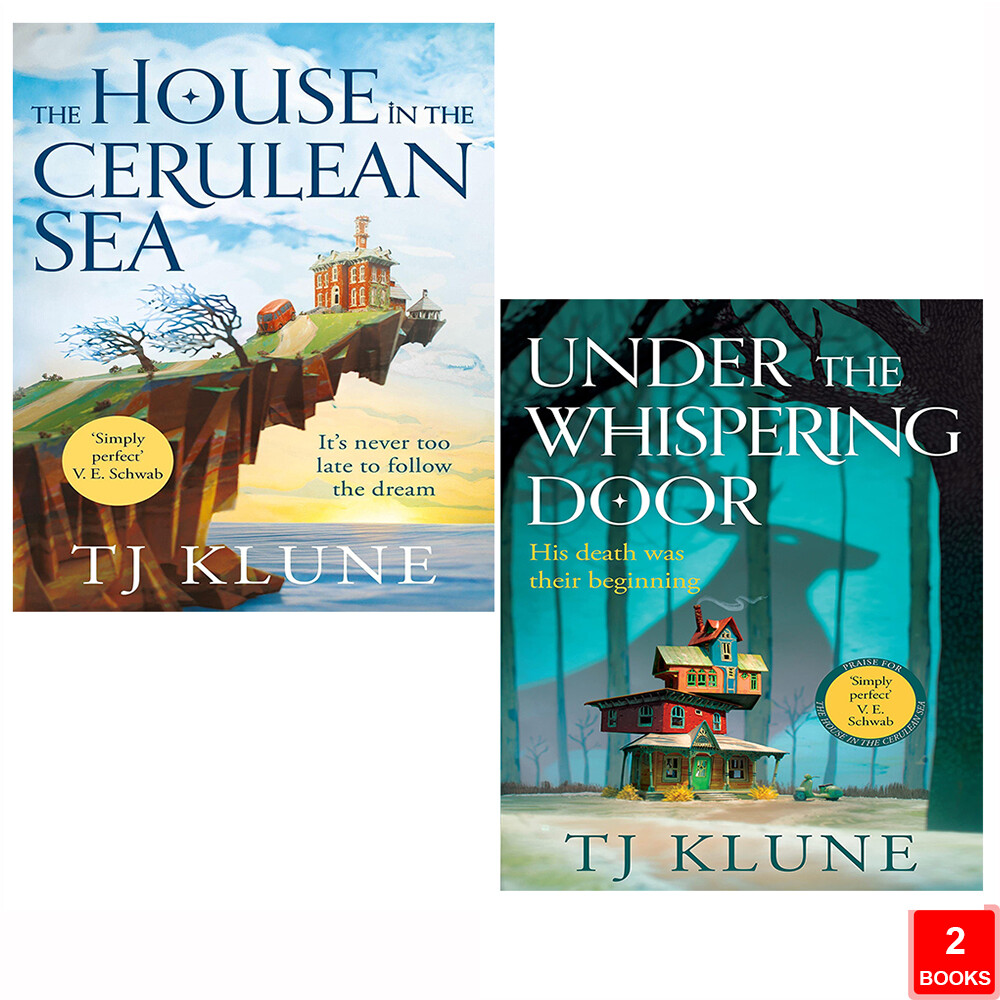 Travis Klune Collection 2 Books Set House in Cerulean Sea, Under Whispering NEW