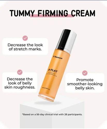 S . Remove B- Flat firming belly cream 3.38 oz/100 ml NEW NIB - Picture 10 of 11